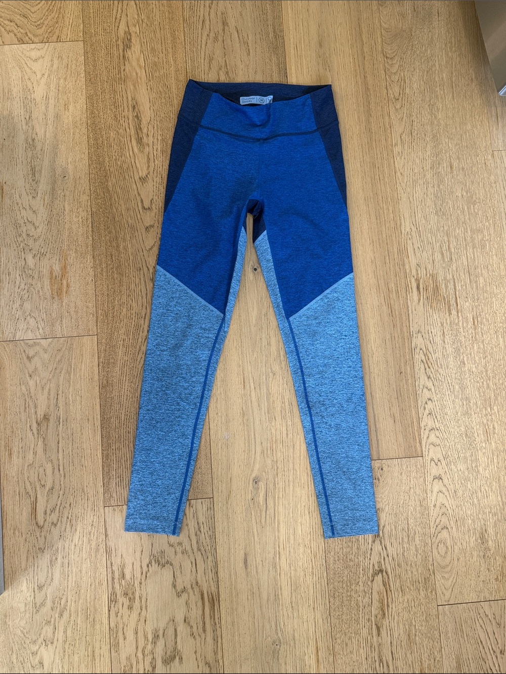 Outdoor Voices Colorblock Blue Active Leggings